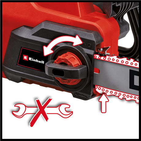 Drujba electrica Einhell GC - EC 2040 (2000 W, lungime de taiere 37,5 cm, viteza lant 15,5 m/secunda, lubrifiere automata a lantului, protectie la recul cu frana de lant Einhell - scule electrice si unelte profesionale - BricoMart
