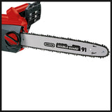 Drujba electrica Einhell GE - EC2240, 2200 wati, lungime de taiere de 375 mm, lant si lama de calitate Oregon, pornire lina, protectie anti - recul si surub de blocare a lantului Einhell - scule electrice si unelte profesionale - BricoMart