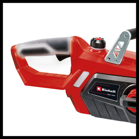 Drujba electrica / Fierastrau cu lant pe acumulator Einhell GE - LC 18/25 Li - Solo Power X - Change (18 V, lungime de taiere 23 cm, viteza lant 4,5 m/secunda, lubrifiere automata a lantului, tensionare lant fara unelte, fara acumulator Einhell - scule electrice si unelte profesionale - BricoMart