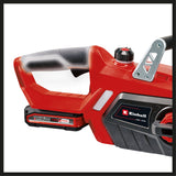 Drujbă fără fir Einhell GE - LC 18/25 - 1 Li Kit Power X - Change (18 V, lungime de tăiere 23 cm, viteză lanț 4,5 m/s, lubrifiere automată a lanțului, inclusiv 1 baterie 3,0 Ah + încărcător) Einhell - scule electrice si unelte profesionale - BricoMart