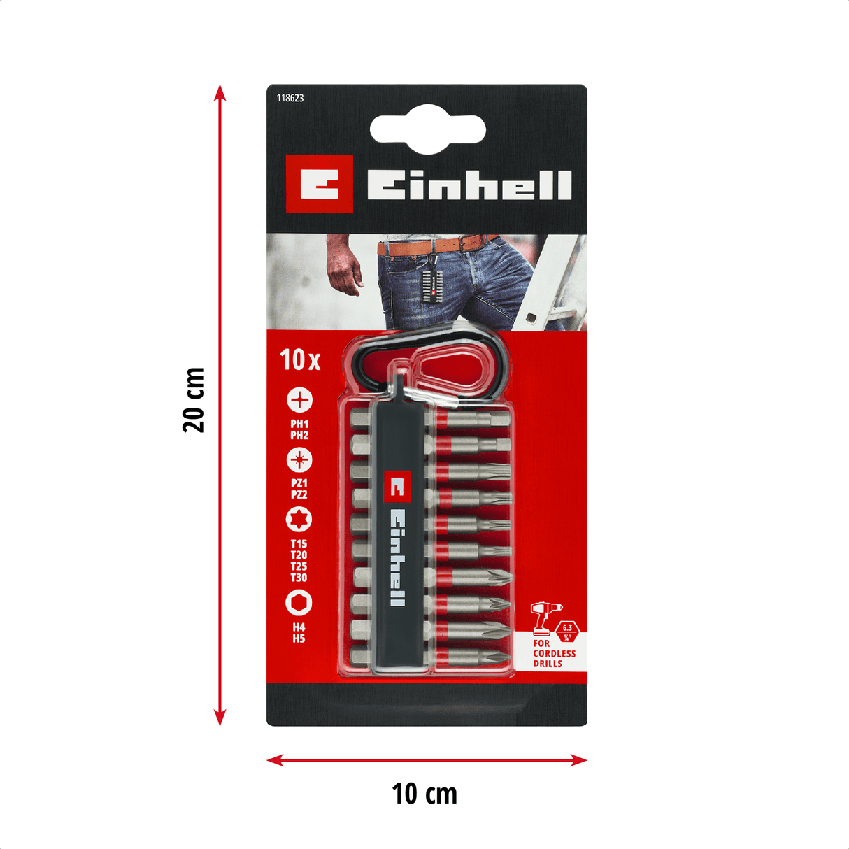 Einhell K - BIT - SETS Snap Hook Bit Set 10pcs Einhell - scule electrice si unelte profesionale - BricoMart