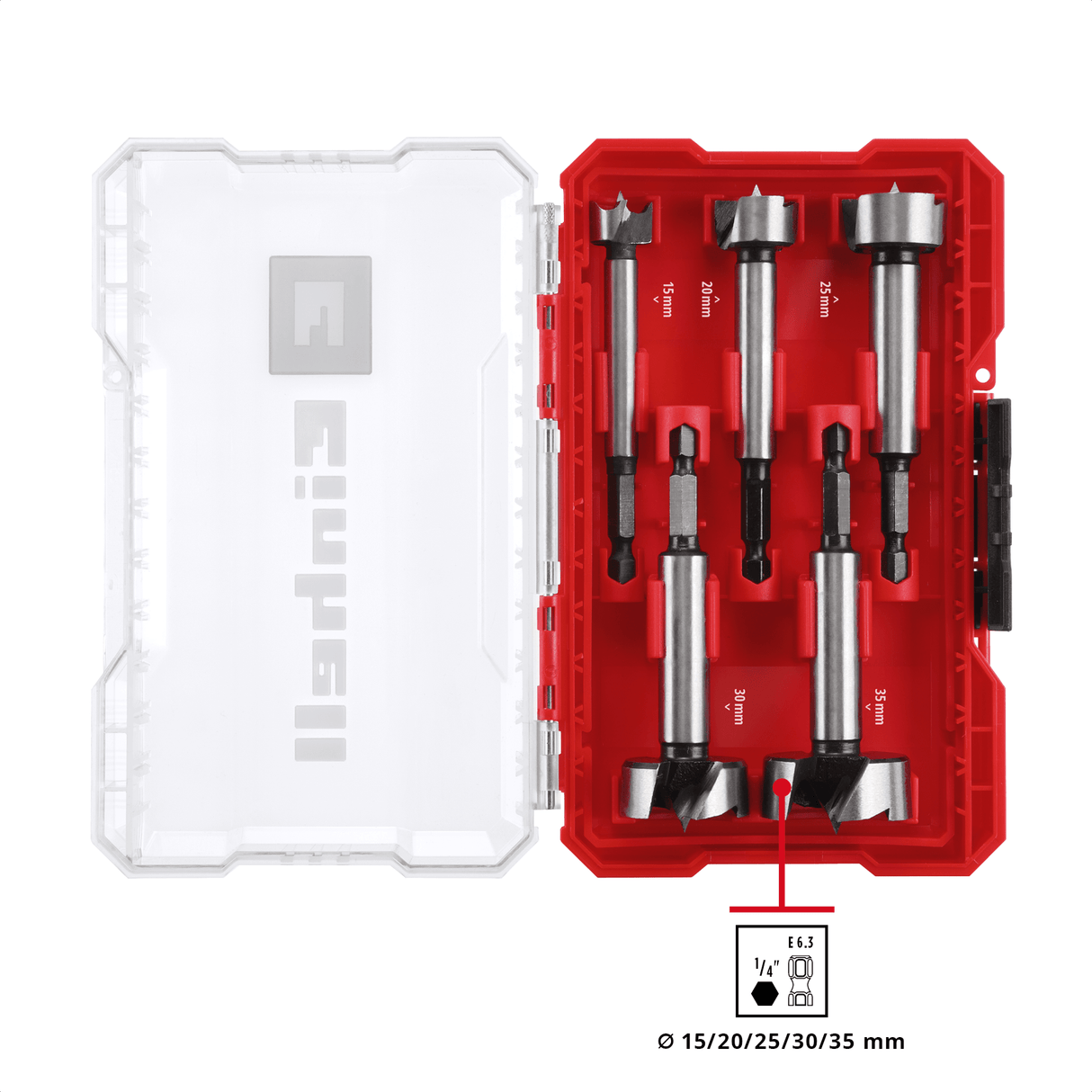 Einhell K - DRIL - SET M - CASE Forstner Dr.Set 5pcs LS Einhell - scule electrice si unelte profesionale - BricoMart