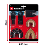 Einhell K - OMTACCES Multi - Tool - Set 6 - pcs Einhell - scule electrice si unelte profesionale - BricoMart