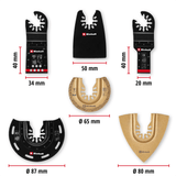 Einhell K - OMTACCES Multi - Tool - Set 6 - pcs Einhell - scule electrice si unelte profesionale - BricoMart