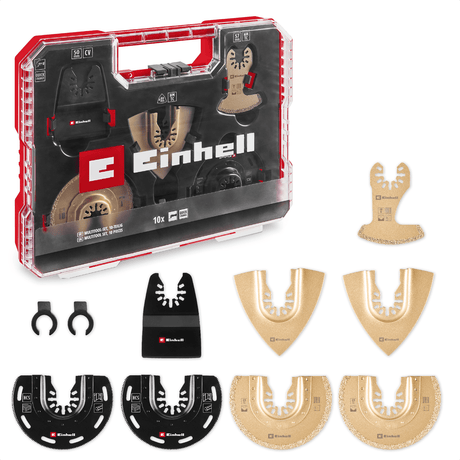 Einhell K - OMTACCES XLPLUS - CASE Multitools 10pcs Einhell - scule electrice si unelte profesionale - BricoMart