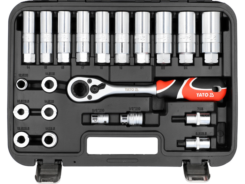 Set Chei pentru montarea amortizorului Yato YT-06212 , 1/2" , 50BUC