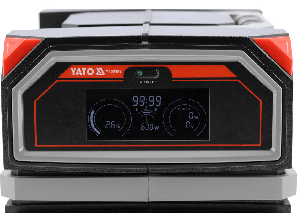 STATIE DE ÎNCĂRCARE PORTABILĂ YATO YT-83091 , 600W, 504WH, 230V, USB-C PD , 20000 mAh