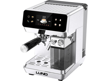 Espressor automat cu spumare lapte LUND 68503, 1350 W, 20 bar, 8 programe LUND - scule electrice si unelte profesionale - BricoMart