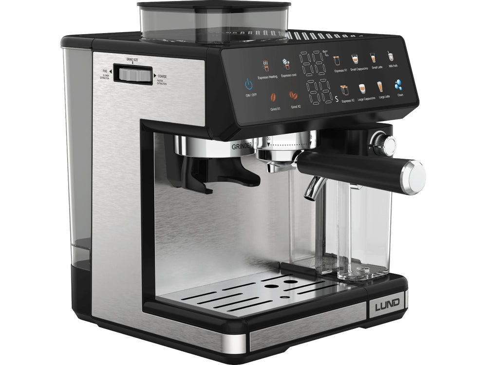 Espressor LUND 68501, spumat lapte si rasnita 1350 W - imagine 4