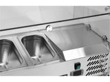EXTENSIE MASA RECE 8XGN1/4 Yato YG - 05323 - Vitrina frigorifica pentru servire, 8x1, 1800x335x435mm, 150mm Yato - scule electrice si unelte profesionale - BricoMart
