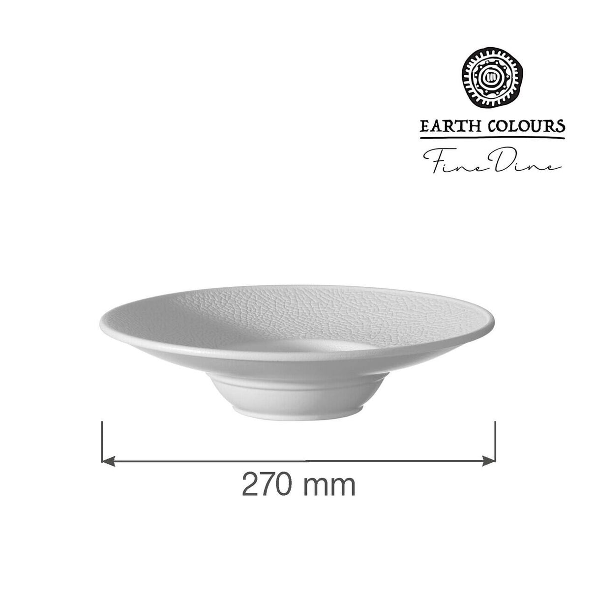 Farfurie adâncă cu margine lată Fiord 270 mm, Fine Dine
