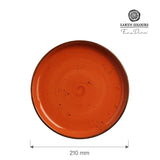 Farfurie cu margine inalta Dahlia, 210 mm Fine Dine