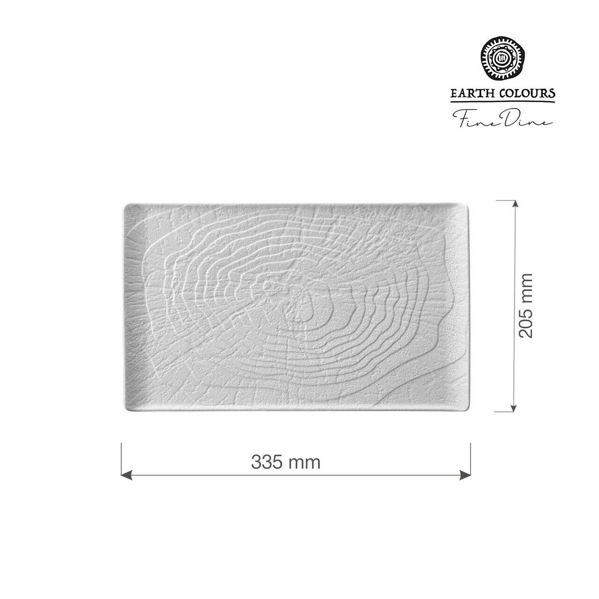 Farfurie dreptunghiulara Nordic, 335x205mm Fine Dine