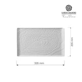 Farfurie dreptunghiulara Nordic, 335x205mm Fine Dine