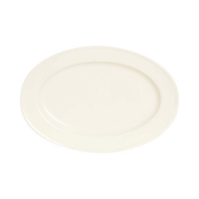 Farfurie ovală Fine DIne, Crema 390x270 mm