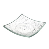 Farfurie patrata din sticla transparenta Vetro fingerfood, Fine Dine 80x80mm