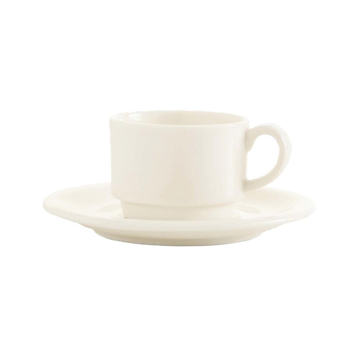Farfurie pentru ceașcă pentru ceai și cafea Fine Dine,  Crema, 150 mm
