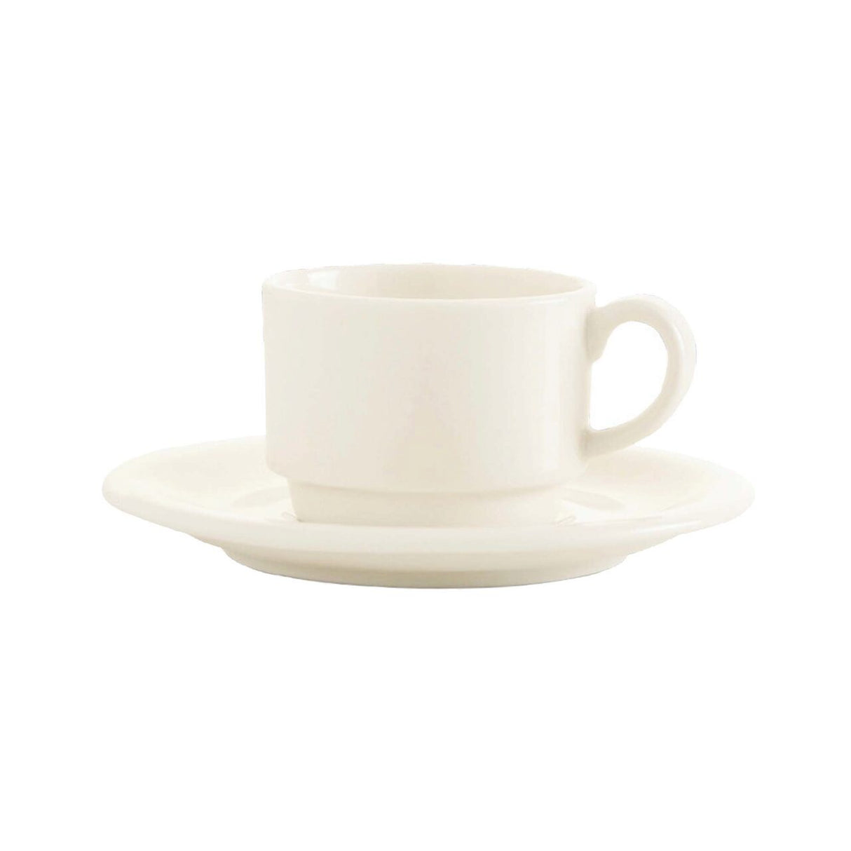 Farfurie pentru ceașcă pentru ceai și cafea Fine Dine,  Crema, 150 mm