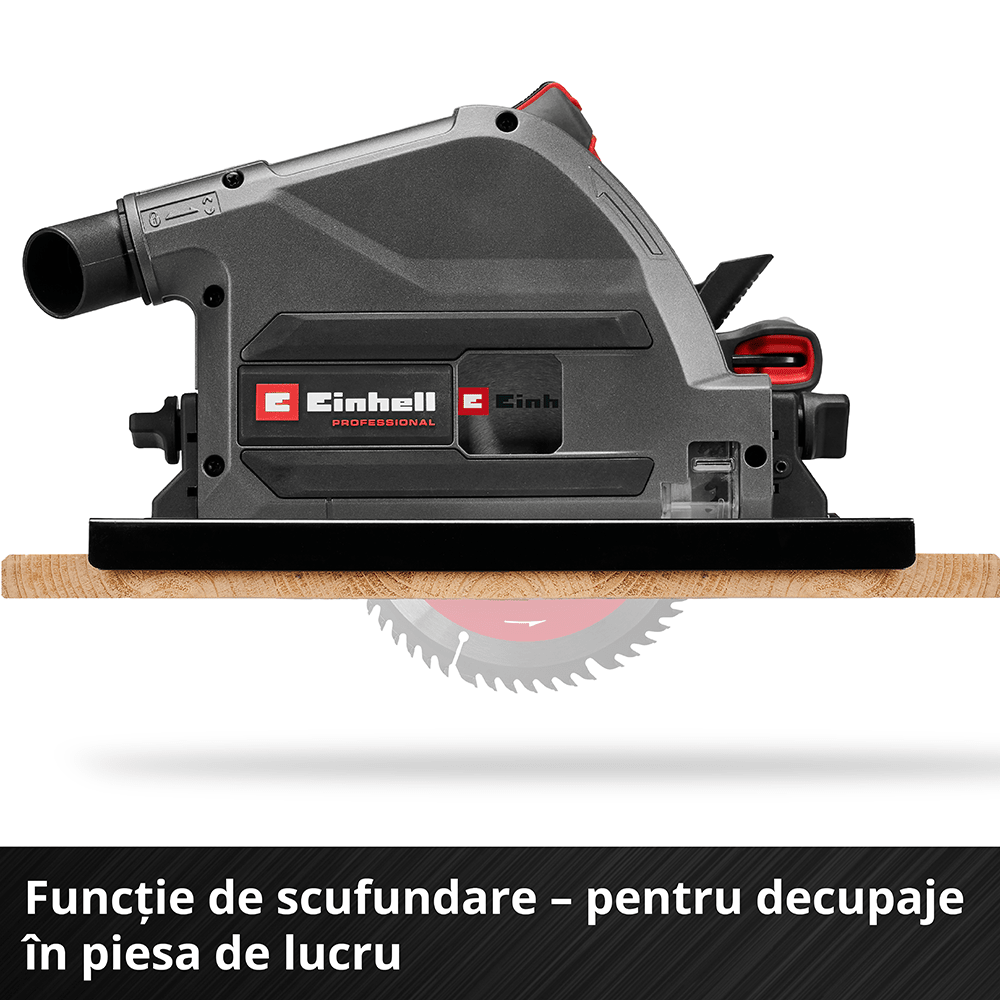 Ferastrau cu plonjare fara fir Einhell TP - PS 18/165 Li BL - Solo - Softgrip BricoMart - scule electrice si unelte profesionale - BricoMart