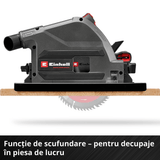 Ferastrau cu plonjare fara fir Einhell TP - PS 18/165 Li BL - Solo - Softgrip BricoMart - scule electrice si unelte profesionale - BricoMart