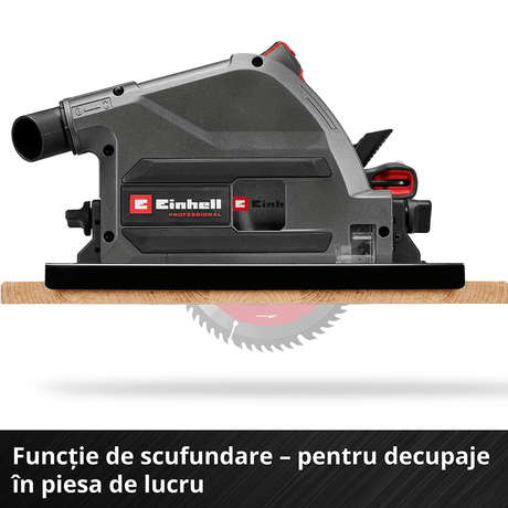 Ferastrau cu plonjare fara fir Einhell TP - PS 18/165 Li BL - Solo - Softgrip BricoMart - scule electrice si unelte profesionale - BricoMart