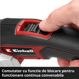 Ferastrau multifunctional fara fir Einhell TE - UC 18/6 Li - Solo - indicator LED, LED BricoMart - scule electrice si unelte profesionale - BricoMart