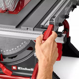 Fierastrau circular de masa fara fir Einhell TE-TS 36/10 T Li-Solo Power X-Change, 36 V, Ø 254 mm, inaltime de taiere 89 mm, taiere la 45°, inclusiv 1 x panza si impingator, fara baterie - imagine 10