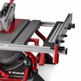 Fierastrau circular de masa fara fir Einhell TE-TS 36/10 T Li-Solo Power X-Change, 36 V, Ø 254 mm, inaltime de taiere 89 mm, taiere la 45°, inclusiv 1 x panza si impingator, fara baterie - imagine 11