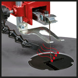 Fierastrau circular Einhell TC - SS 406 E, 120 W, inaltime de taiere 50 mm, masa inclinabila la 47°, viteza variabila, suflanta, incl. 2 lame de Fierastrau Einhell - scule electrice si unelte profesionale - BricoMart