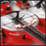 Fierastrau circular glisant Einhell TC - SM 2534 Dual, 2350 W, adancime/latime de taiere max. 75 mm x 340 mm, diametru lama ferastrau 250 mm, cap ferastrau rabatabil pe ambele parti, functie glisanta, laser Einhell - scule electrice si unelte profesionale - BricoMart