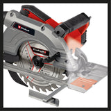 Fierastrau circular manual Einhell TE - CS 190/1, 1.500 W, 5.500 rpm, reglare fara unelte, maner mare, masa de Fierastrau din aluminiu, sistem de blocare a axului, incl. lama de Fierastrau cu varf de carbura Einhell - scule electrice si unelte profesionale - BricoMart