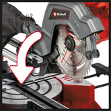 Fierastrau circular pe acumulatori Einhell TE - SM 36/8 L Li - Solo Power X - Change (36 V, lama de Fierastrau cu varf de carbura Ø 216, masa de Fierastrau rotativa, functie de glisare, laser cu linie de taiere, fara acumulator Einhell - scule electrice si unelte profesionale - BricoMart