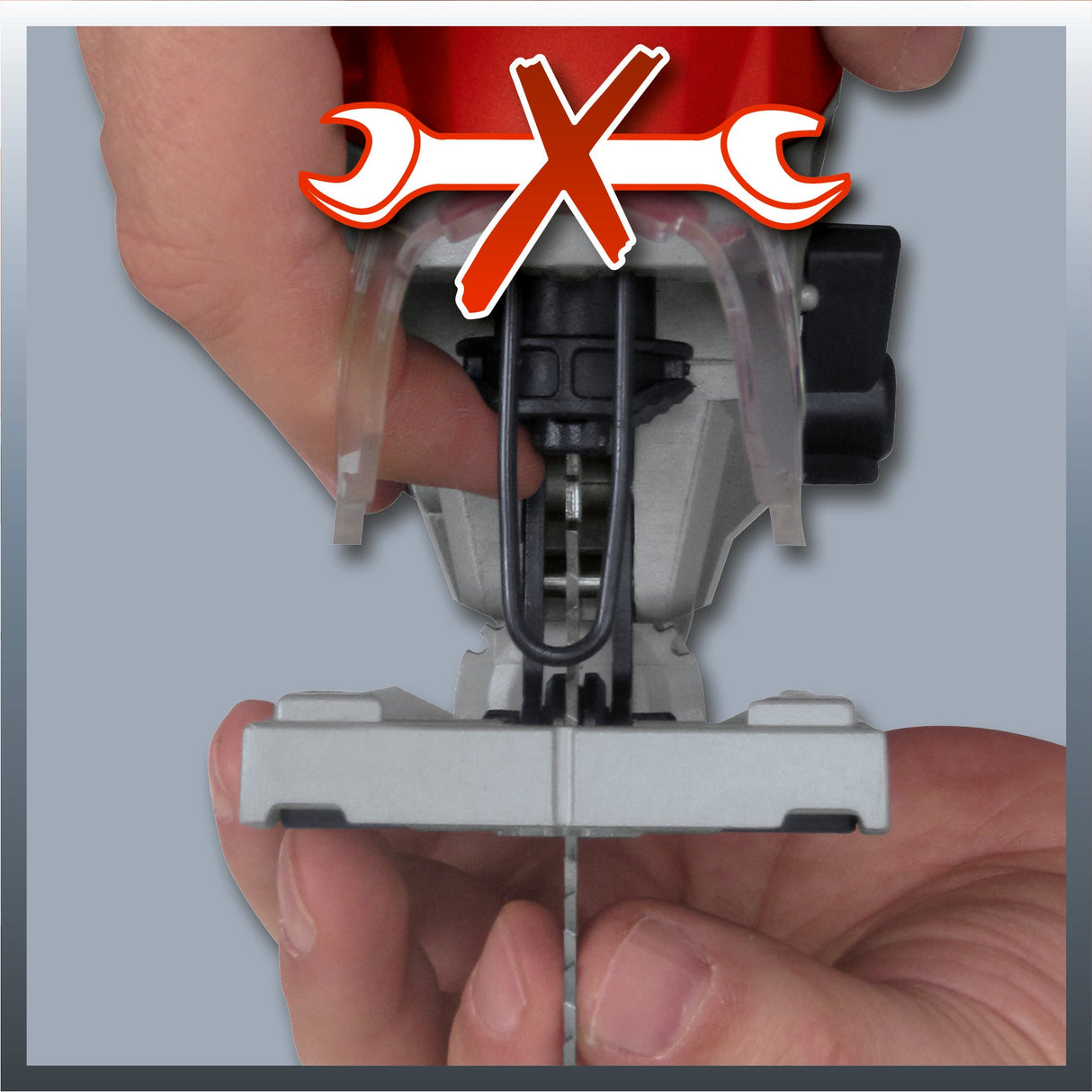 Fierastrau pendular Einhell TE - JS 100, 750W, 800 - 3000 rpm, adancime maxima de taiere 100mm, functie de suflare a prafului, lumina LED, incl. geanta de transport Einhell - scule electrice si unelte profesionale - BricoMart