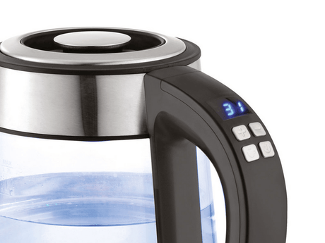 FIERBATOR, CANA DE STICLA, 1,7L, CONTROLUL TEMPERATURII Lund 68173 - Ceainice electrice, 100°, 80 cm, 1,7 l Lund - scule electrice si unelte profesionale - BricoMart