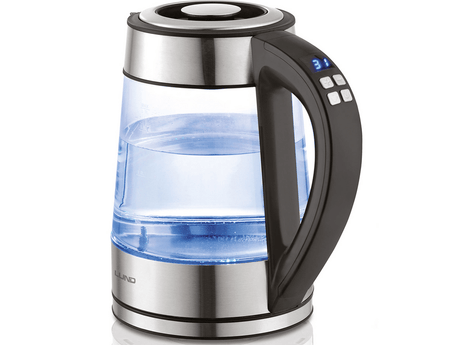 FIERBATOR, CANA DE STICLA, 1,7L, CONTROLUL TEMPERATURII Lund 68173 - Ceainice electrice, 100°, 80 cm, 1,7 l Lund - scule electrice si unelte profesionale - BricoMart