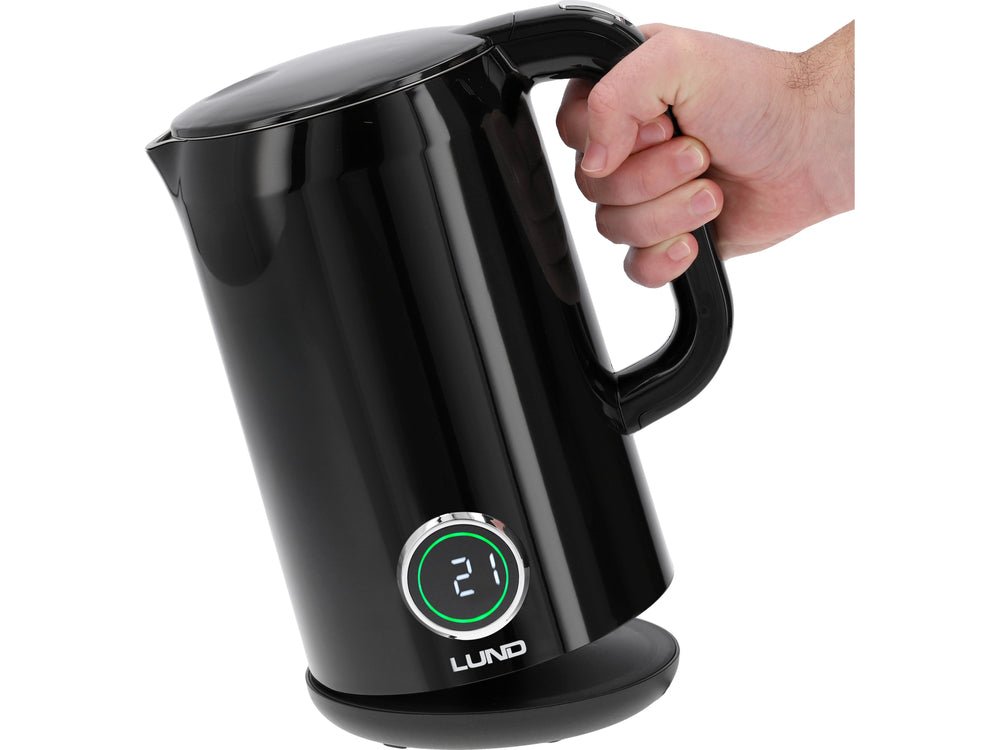 Fierbator electric LUND 68219, 1,7 L, controlul temperaturii, negru - imagine 4