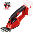 Foarfeca de iarba pe acumulator Einhell GC - CG 18/1 Li - Solo Power X - Change, Li - Ion, 18V, latime de taiere a lamei de 100 mm, maner moale, angrenaj metalic, fara baterie si incarcator Einhell - scule electrice si unelte profesionale - BricoMart
