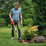Foarfeca de iarba si arbusti pe acumulator Einhell GE - CG 18/100 Li T Kit Power X - Change (Li - ion, 18 V, maner telescopic, latime de taiere a lamei pentru iarba 100 mm, lama de foarfece pentru arbusti 200 mm, incl. 2,5 Ah + incarcator Einhell - scule electrice si unelte profesionale - BricoMart