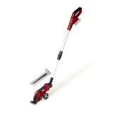 Foarfeca de iarba si arbusti pe acumulator Einhell GE - CG 18/100 Li T - Solo Power X - Change (Li - ion, 18 V, maner telescopic, latime de taiere a lamei pentru iarba 100 mm, lama de foarfece pentru arbusti 200 mm, fara acumulator sau incarcator Einhell - scule electrice si unelte profesionale - BricoMart