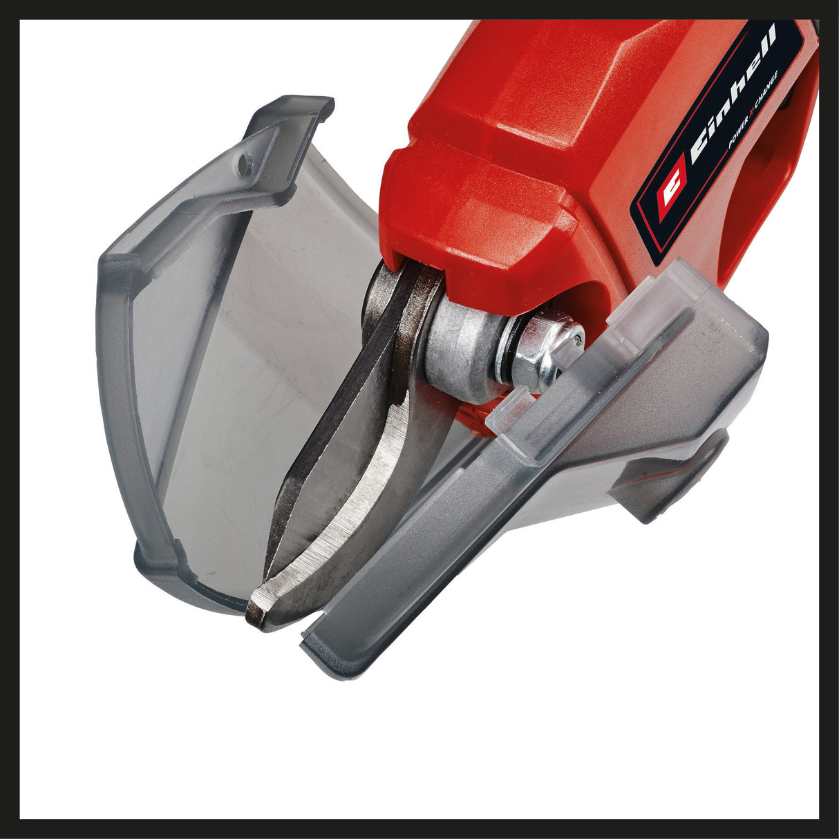 Foarfece electrica de gradina pentru crengi Einhell GE - LS 18 Li - Solo Power X - Change (18 V, Li - ion, grosimea crengii de pana la 28 mm, lame bypass, intrerupator de siguranta, maner moale, fara acumulator sau incarcator Einhell - scule electrice si unelte profesionale - BricoMart