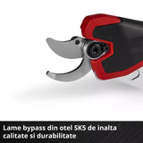 Foarfeci Pe acumulator pentru crengi Einhell Professional GP-LS 18/35 Li BL-Solo Power X-Change, 18 V, Brushless, ramuri pana la 35 mm, lame bypass, carlig metalic, maner Softgrip, fara baterie - imagine 8