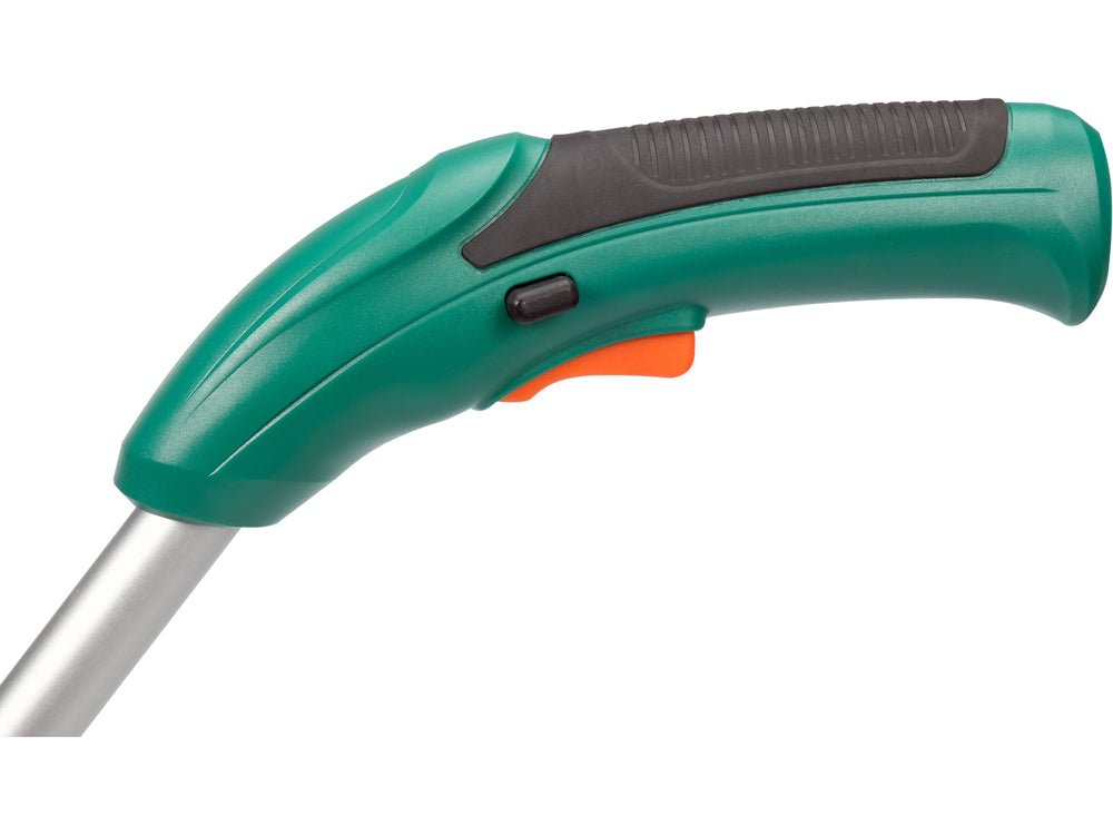 FORFECA CU PRELUNGITOR PENTRU GAZON SI GARD VIU ACUMULATOR 3,6V Flo 79503 - 65cm, 112cm, 90mm Flo - scule electrice si unelte profesionale - BricoMart