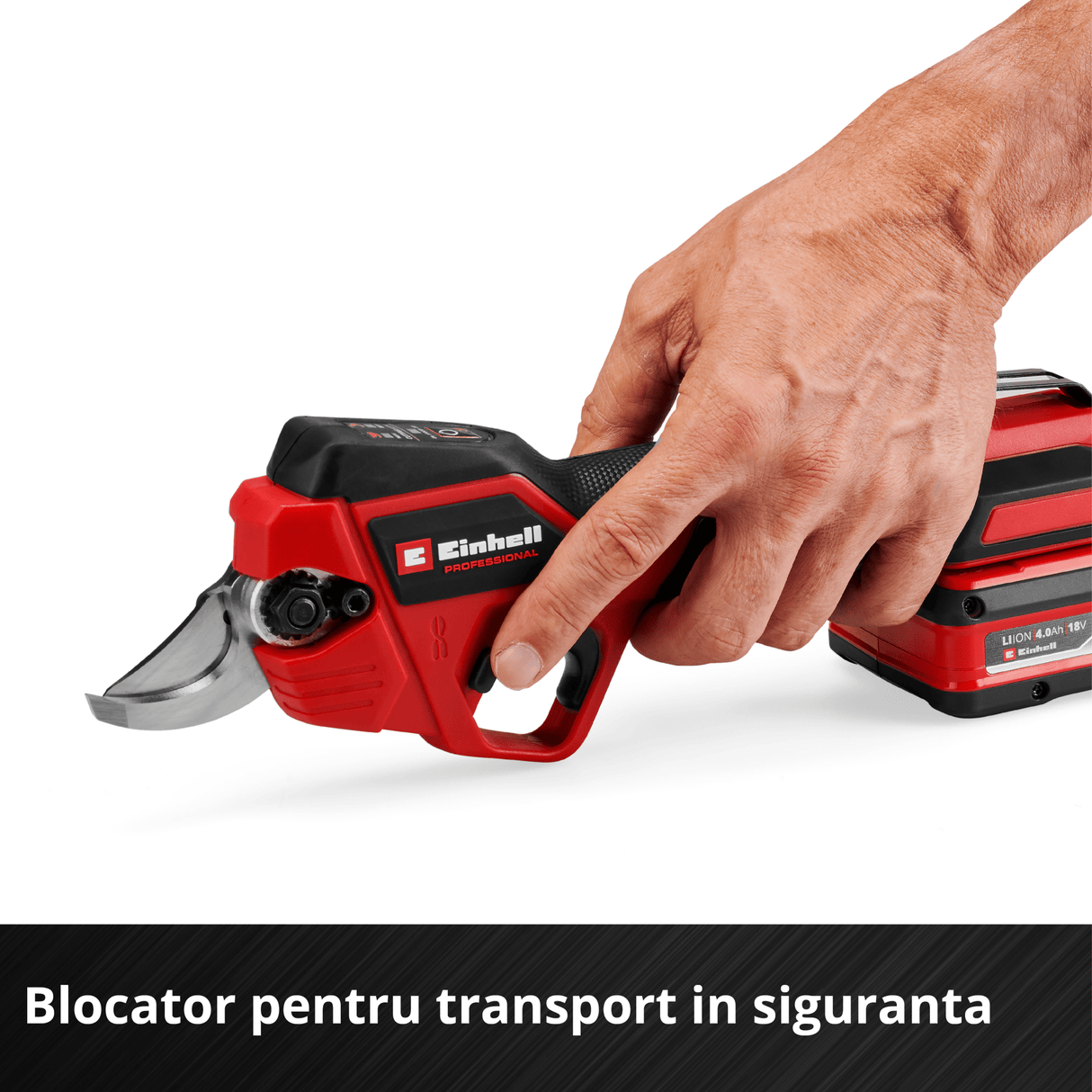 Forfeca de gradina fara fir Einhell GP - LS 18/28 Li BL - Solo - Softgrip BricoMart - scule electrice si unelte profesionale - BricoMart