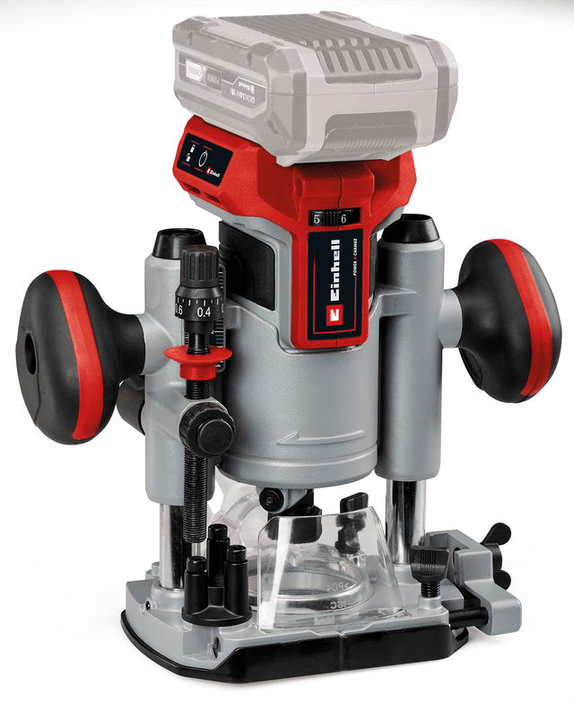 Freza electrica pe acumulator Einhell Professional TP - RO 18 Li BL - Solo Power X - Change (18 V, Li - ion, inaltime cursa 35 mm, motor fara perii, inclusiv ghidaj longitudinal, fara acumulator si fara incarcator Einhell - scule electrice si unelte profesionale - BricoMart