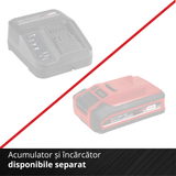 Freza electrica pe acumulator Einhell Professional TP - RO 18 Li BL - Solo Power X - Change (18 V, Li - ion, inaltime cursa 35 mm, motor fara perii, inclusiv ghidaj longitudinal, fara acumulator si fara incarcator Einhell - scule electrice si unelte profesionale - BricoMart