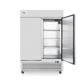 Frigider profesional ARKTIC by Hendi Kitchen Line cu 2 usi 1300 L 1382x800x(H)2100 mm otel inoxidabil -5/+5°C 6 rafturi potrivite pentru GN 2/1