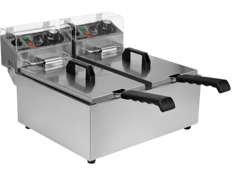 FRITEUZA 2X6L Yato YG - 04620 - Prajitoarele adanci, 2x3, 5L, 2,5L Yato - scule electrice si unelte profesionale - BricoMart