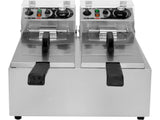 FRITEUZA 2X6L Yato YG - 04620 - Prajitoarele adanci, 2x3, 5L, 2,5L Yato - scule electrice si unelte profesionale - BricoMart