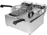 FRITEUZA 2X6L Yato YG - 04620 - Prajitoarele adanci, 2x3, 5L, 2,5L Yato - scule electrice si unelte profesionale - BricoMart
