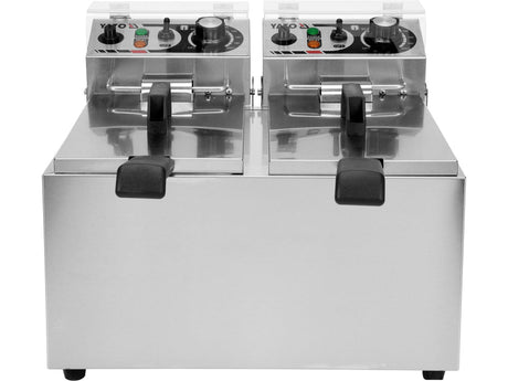 FRITEUZA 2X8L Yato YG - 04621 - Prajitoarele adanci, 3,2L, 5L, 2,0kW Yato - scule electrice si unelte profesionale - BricoMart